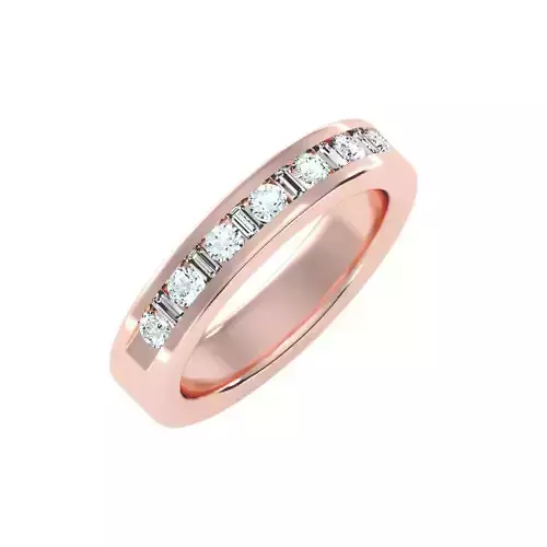 Women Band Ring 3dm stl render detail