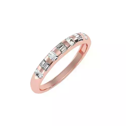 Women Band Ring 3dm stl render detail