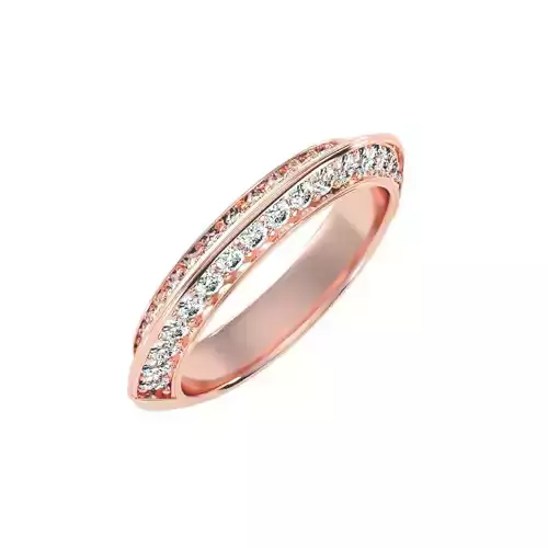 Women Band Ring 3dm stl render detail