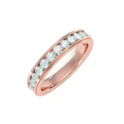 Women Band Ring 3dm stl render detail