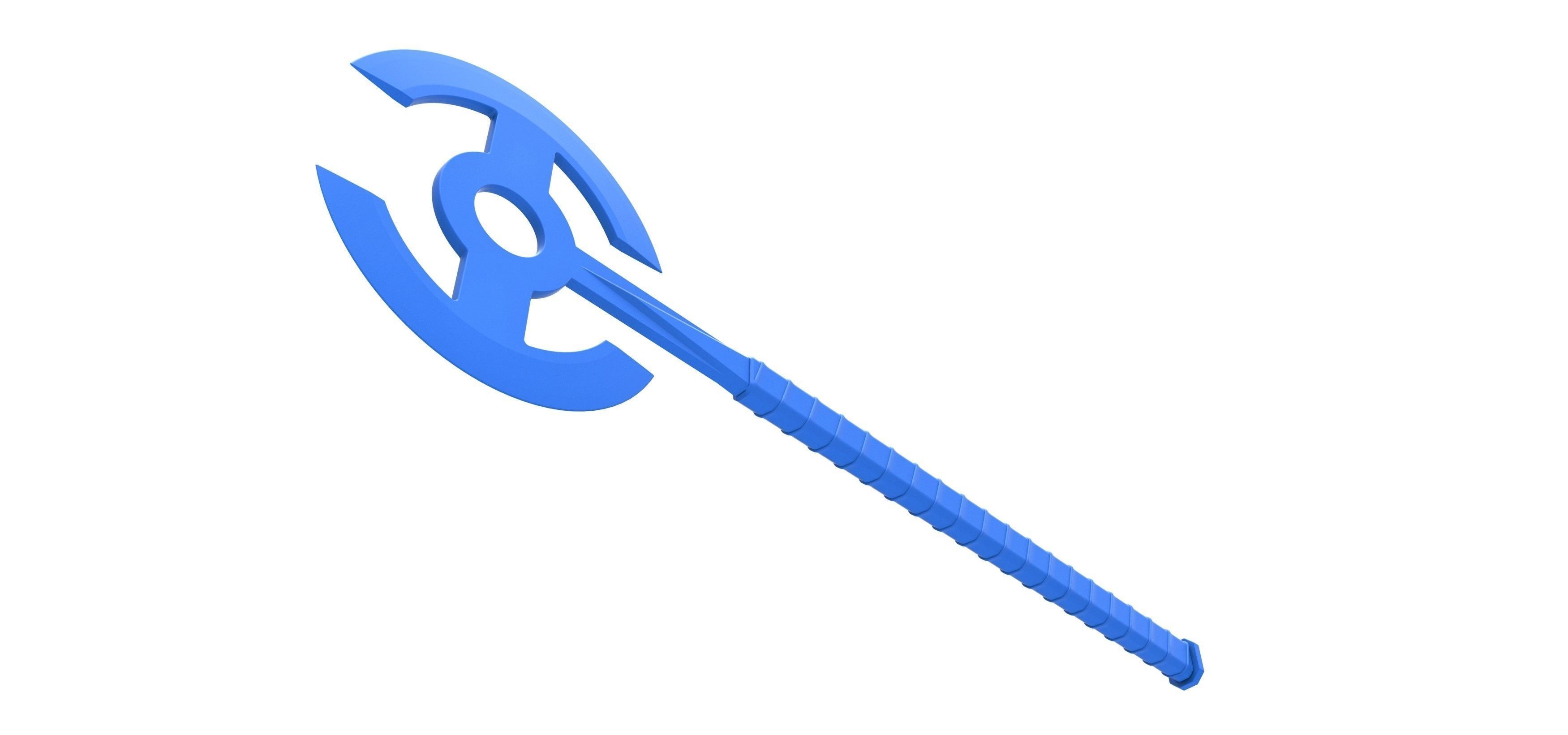 Double Headed Axe from The Old Guard 2020 3D print model_12