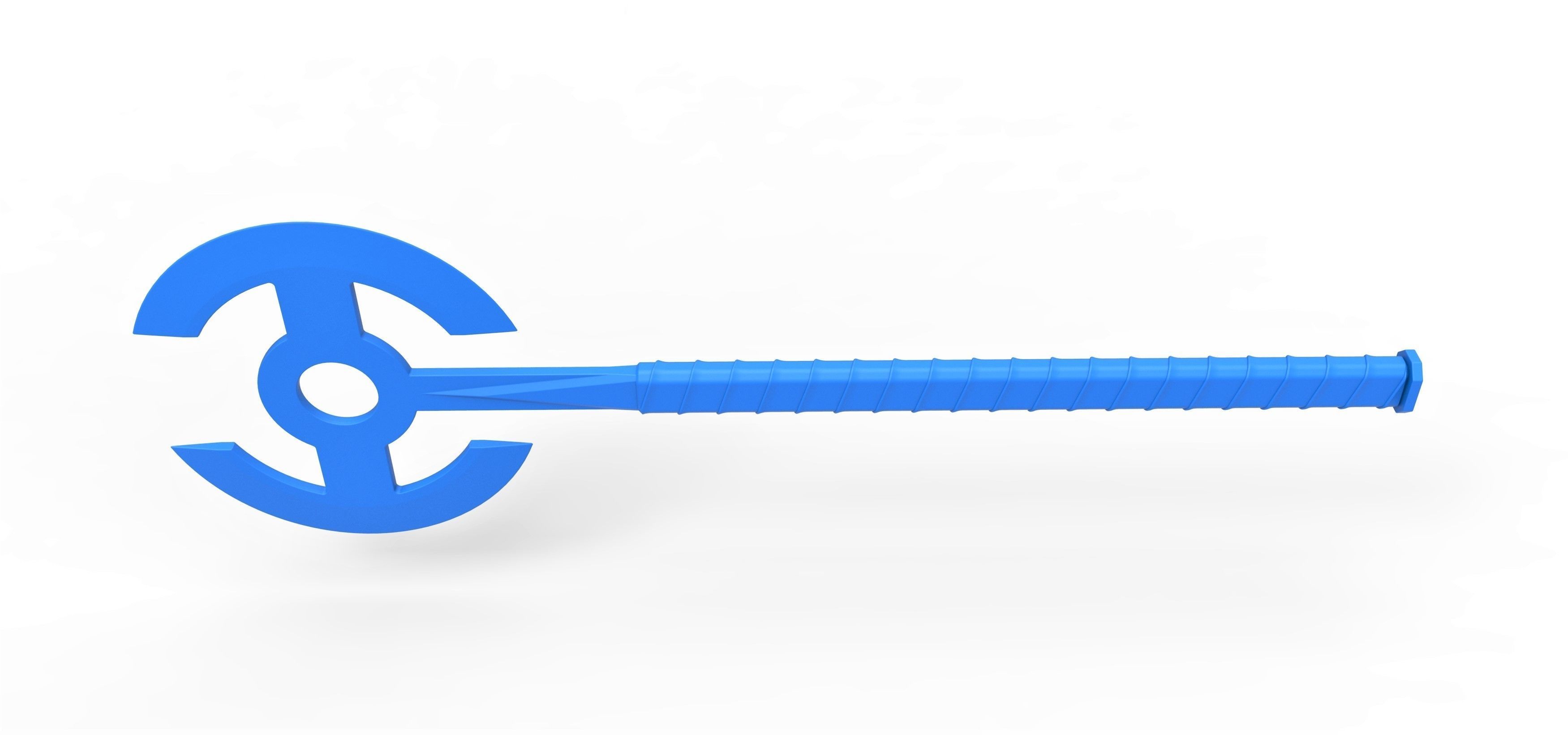 Double Headed Axe from The Old Guard 2020 3D print model_14