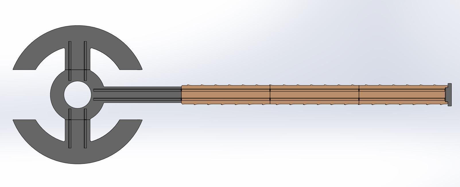 Double Headed Axe from The Old Guard 2020 3D print model_22