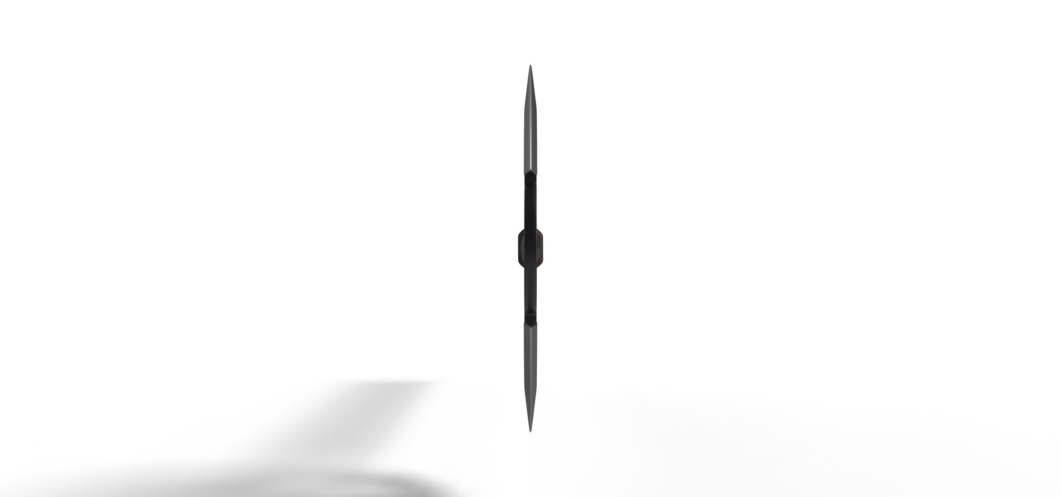 Double Headed Axe from The Old Guard 2020 3D print model_3