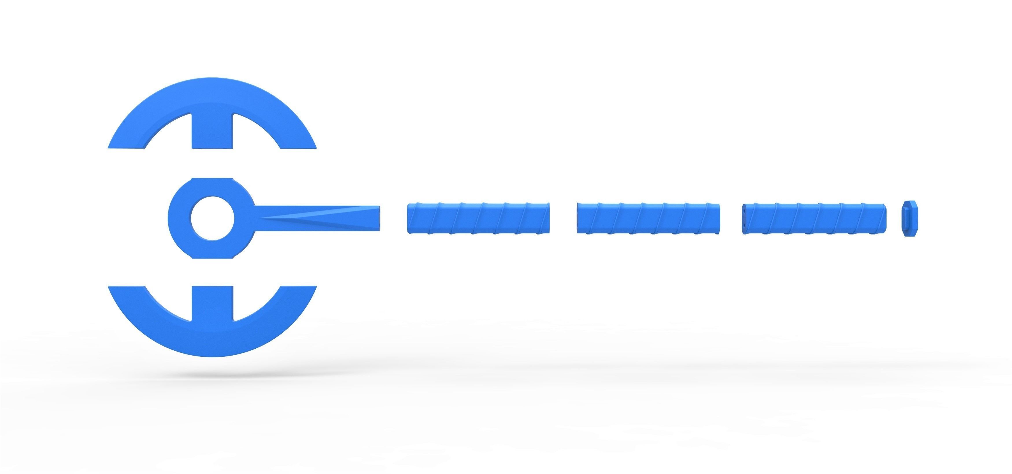 Double Headed Axe from The Old Guard 2020 3D print model_19