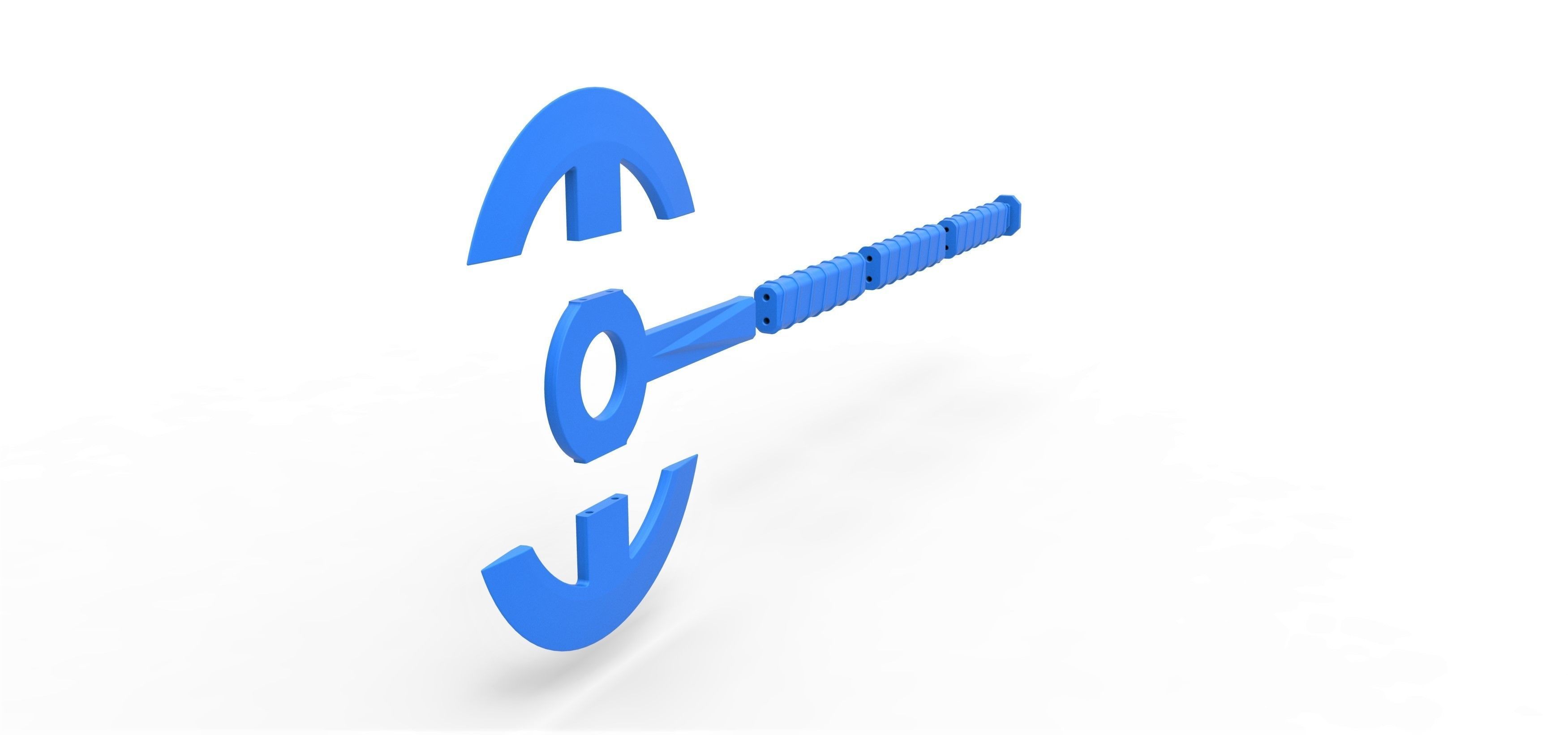 Double Headed Axe from The Old Guard 2020 3D print model_18