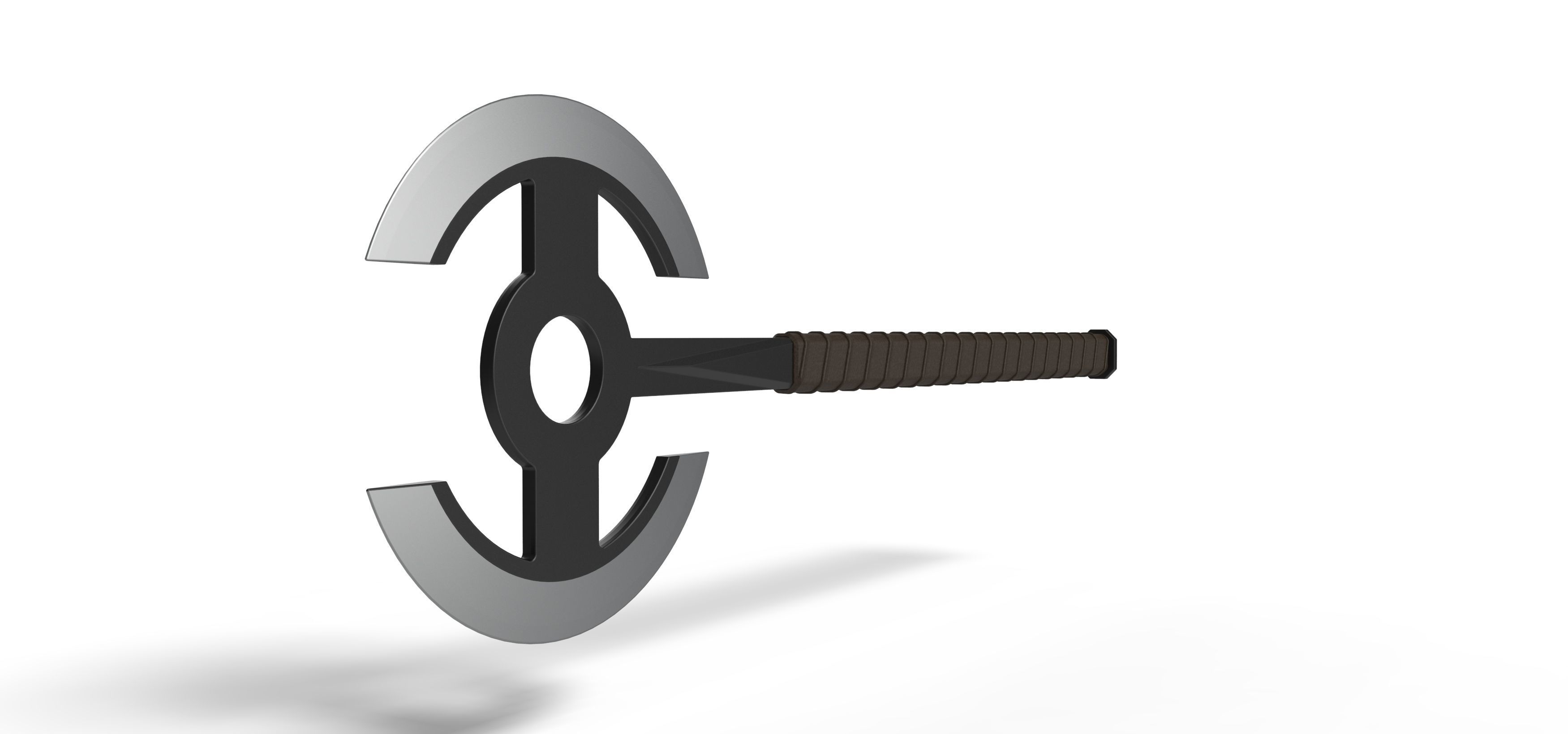 Double Headed Axe from The Old Guard 2020 3D print model_2