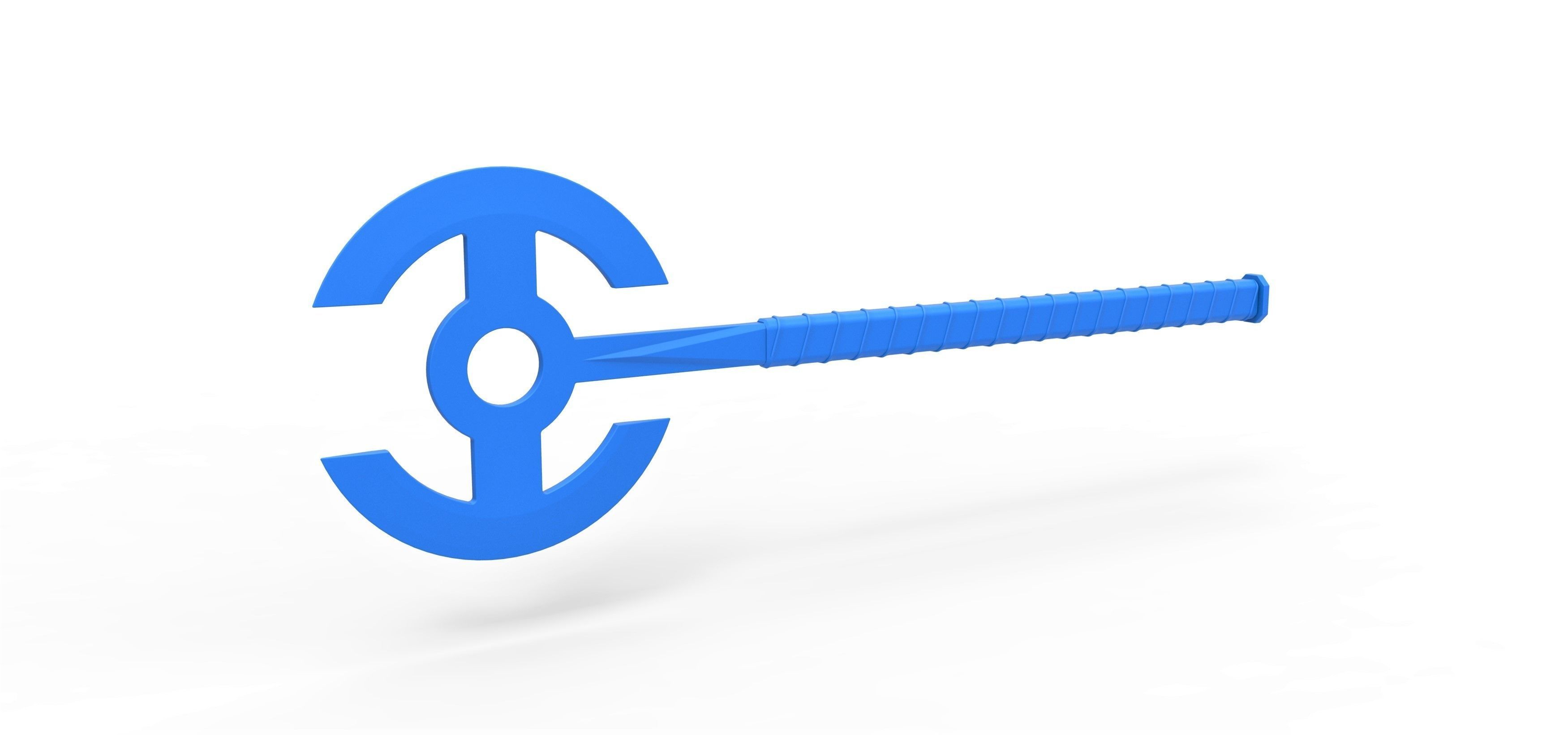 Double Headed Axe from The Old Guard 2020 3D print model_10