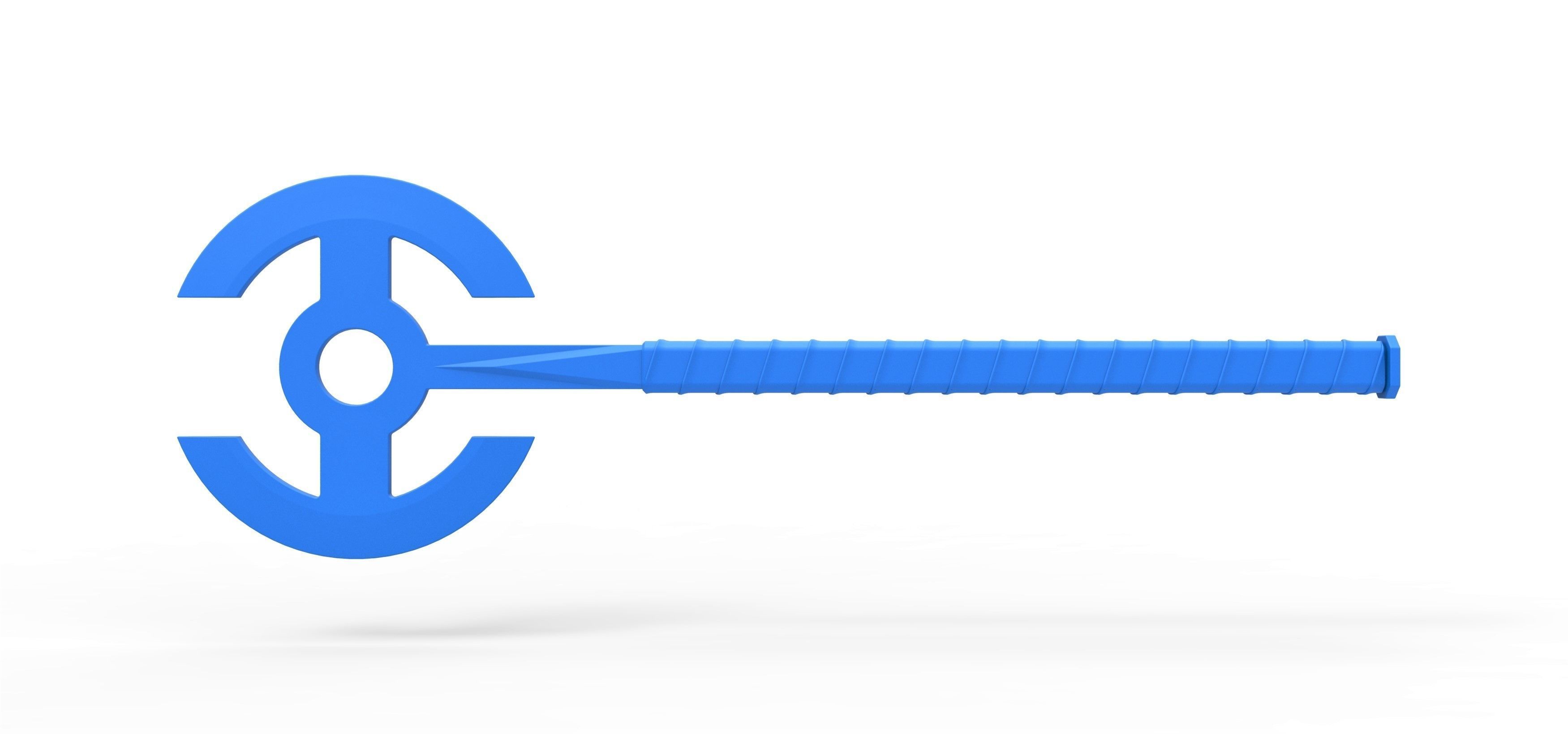 Double Headed Axe from The Old Guard 2020 3D print model_13