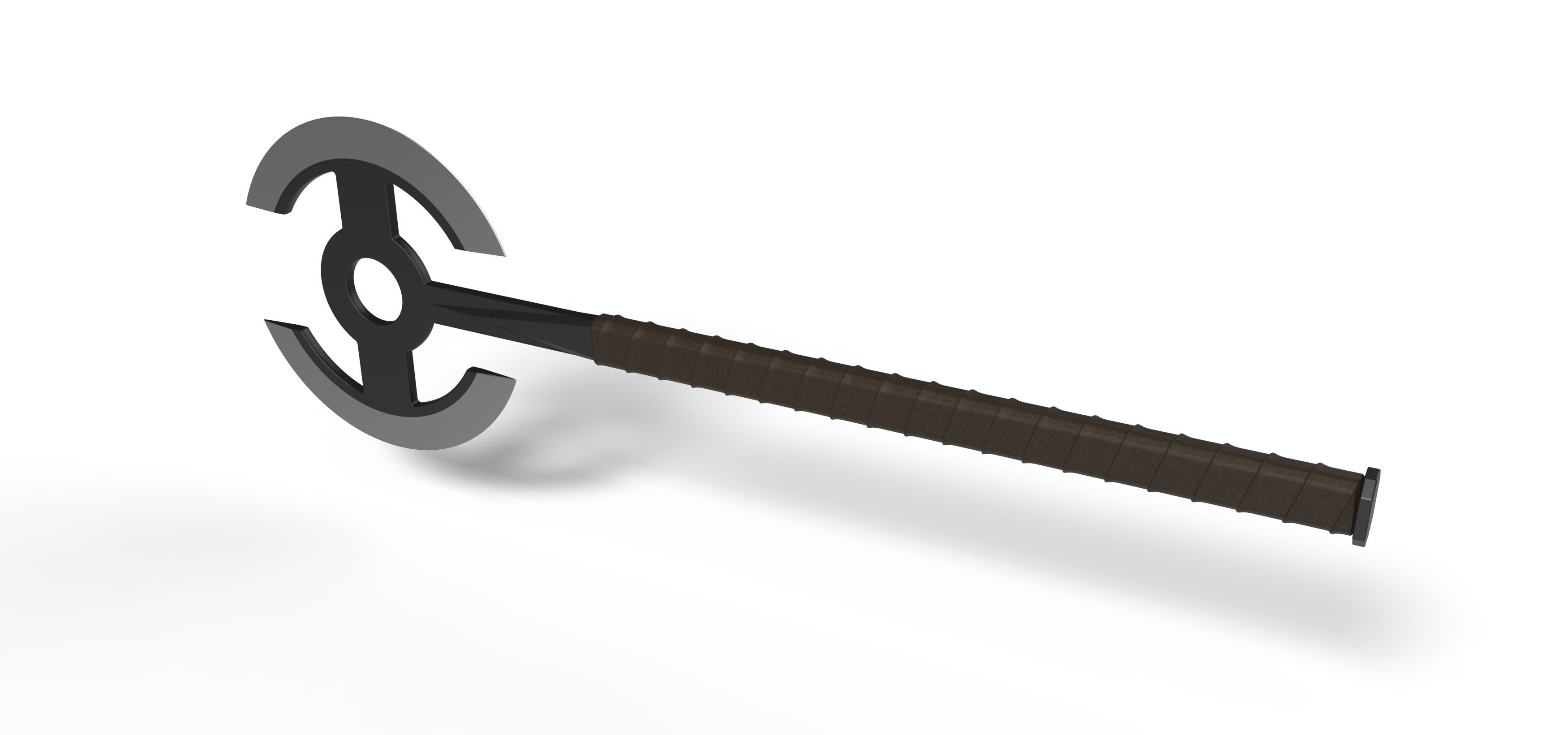 Double Headed Axe from The Old Guard 2020 3D print model_7