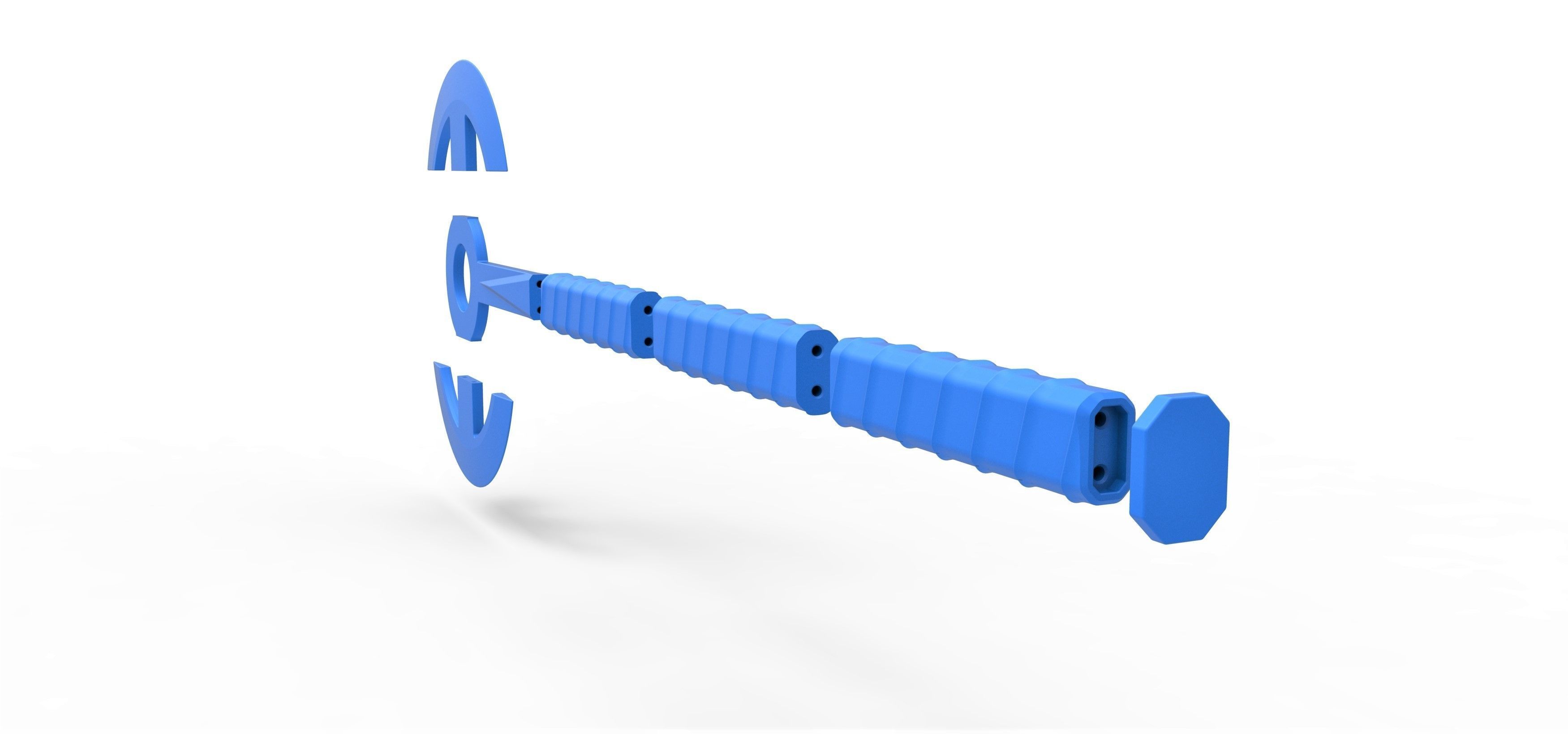 Double Headed Axe from The Old Guard 2020 3D print model_21