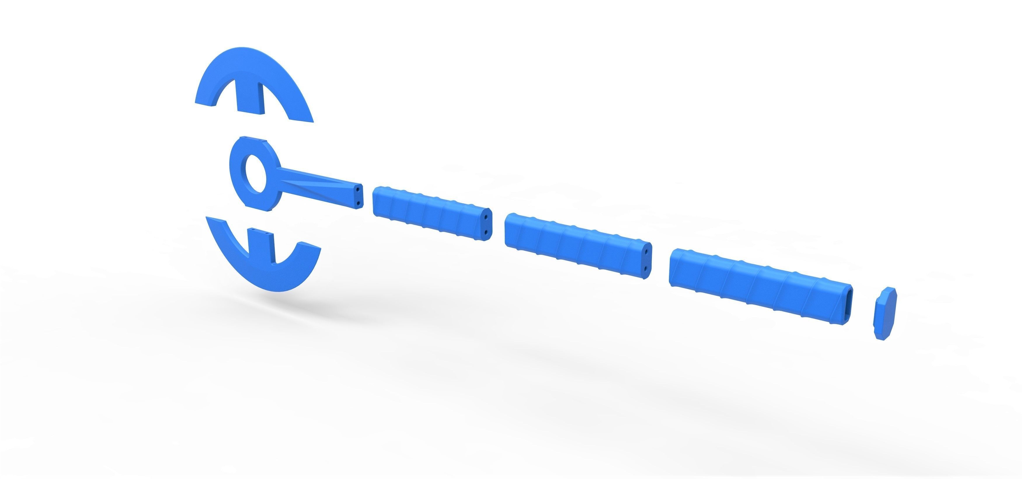 Double Headed Axe from The Old Guard 2020 3D print model_20