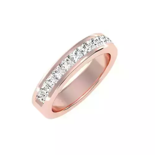 Women Band Ring 3dm stl render detail