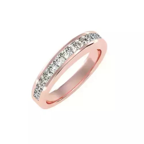Women Band Ring 3dm stl render detail