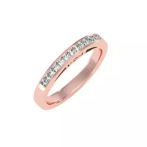 Women Band Ring 3dm stl render detail