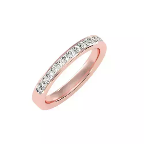 Women Band Ring 3dm stl render detail