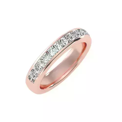 Women Band Ring 3dm stl render detail