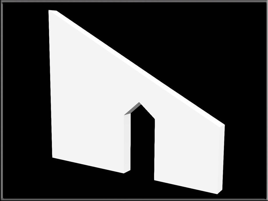 Drangarnir Arch Low-poly 3D model_2