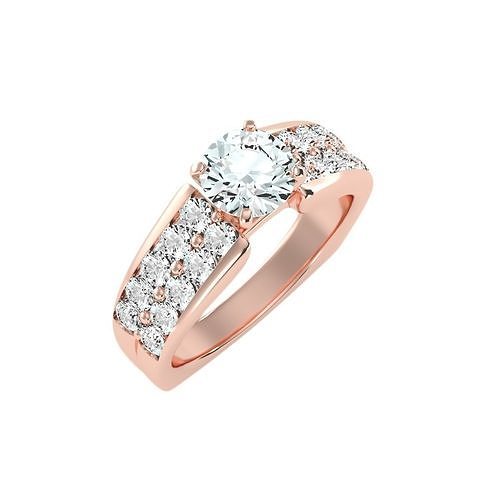 solitaire wedding engagement women ring 3dm stl render detail 3D print model