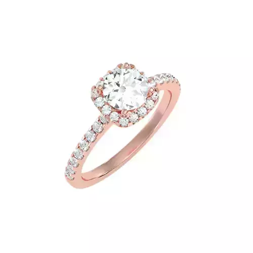 solitaire wedding engagement women ring 3dm stl render detail