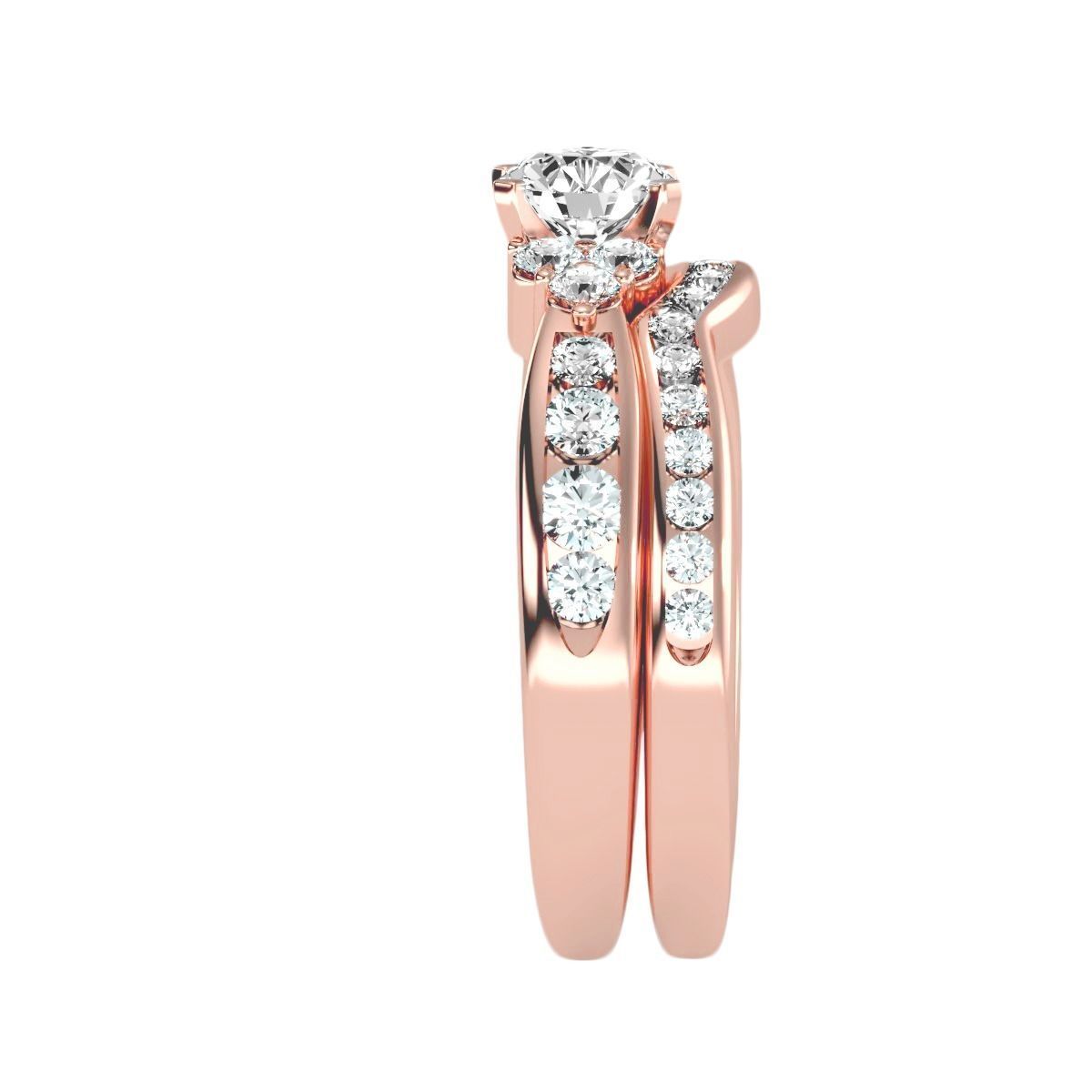 solitaire wedding engagement women ring 3dm stl render detail 3D print model_2