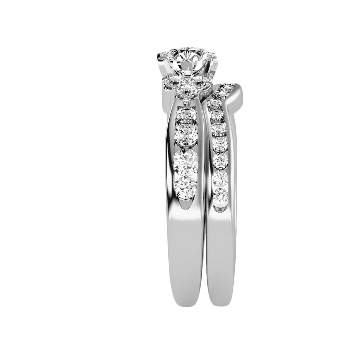 solitaire wedding engagement women ring 3dm stl render detail 3D print model_6