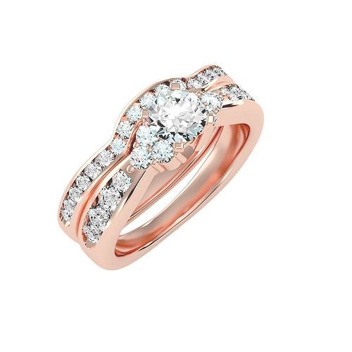 solitaire wedding engagement women ring 3dm stl render detail 3D print model