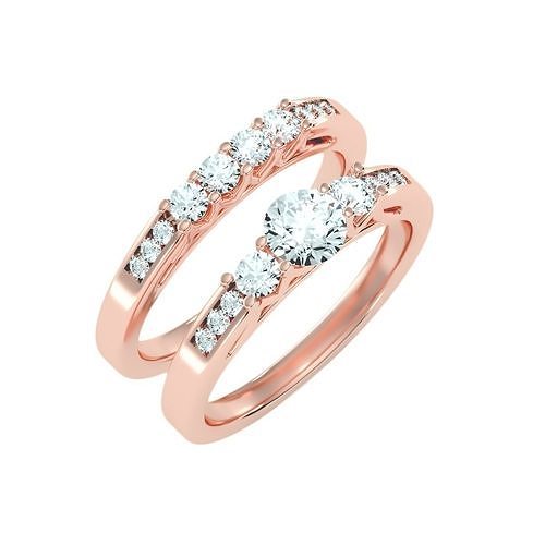 solitaire wedding engagement women ring 3dm stl render detail 3D print model