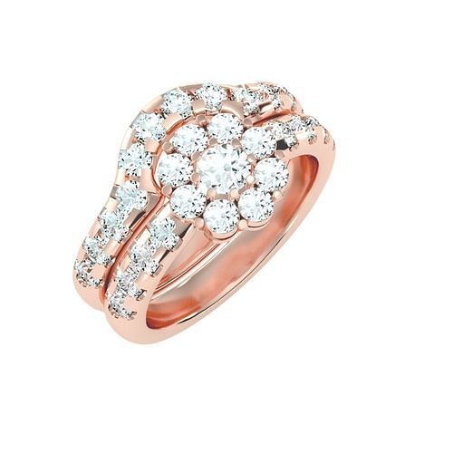 solitaire wedding engagement women ring 3dm stl render detail 3D print model
