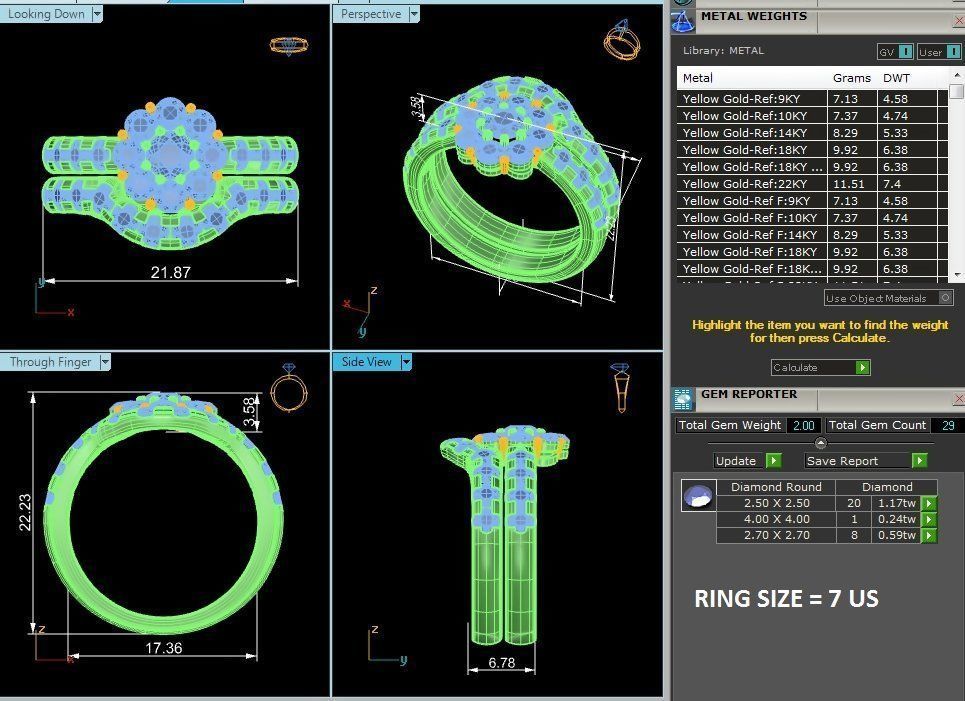 solitaire wedding engagement women ring 3dm stl render detail 3D print model_12
