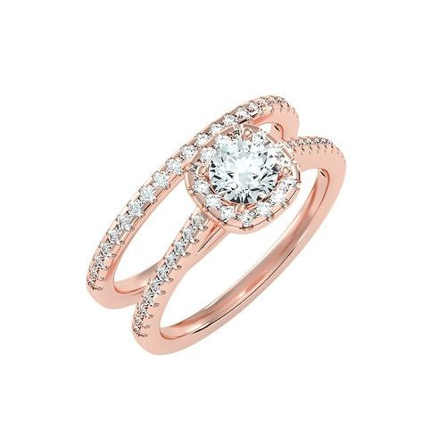 solitaire wedding engagement women ring 3dm stl render detail 3D print model