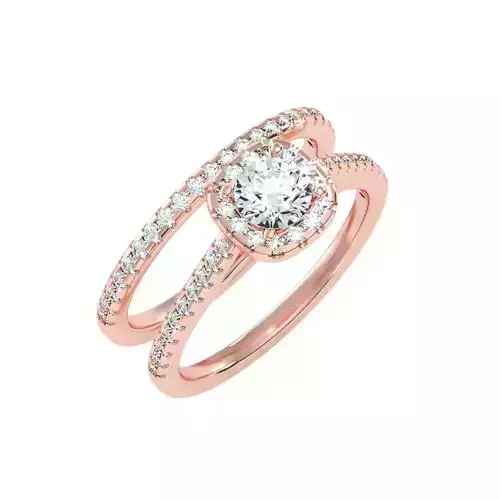 solitaire wedding engagement women ring 3dm stl render detail 3D print model
