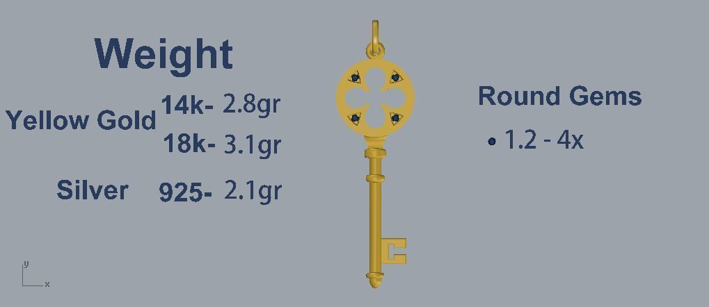 Pendant 08 3D print model_3