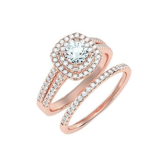 solitaire wedding engagement women ring 3dm stl render detail 3D print model