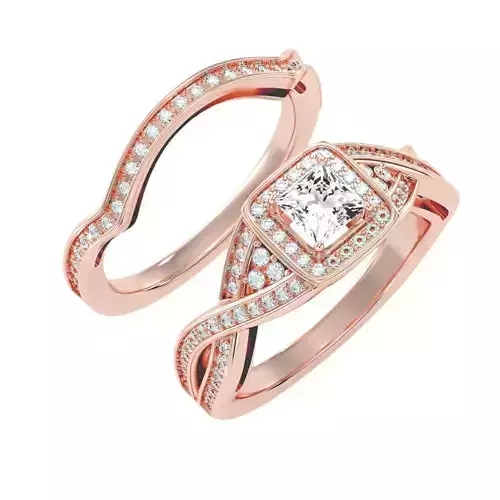 solitaire wedding engagement women ring 3dm render detail 3D print model