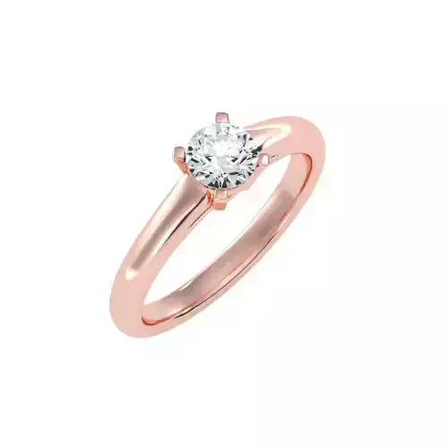 solitaire wedding engagement women ring 3dm stl render detail