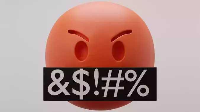 Angry Emoji 3D model