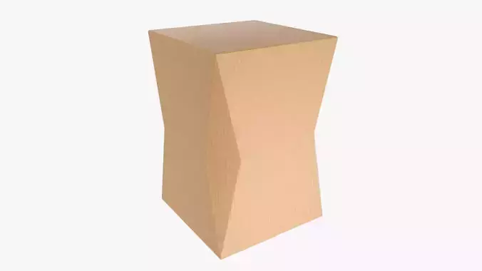 Beveled corner packaging box 01