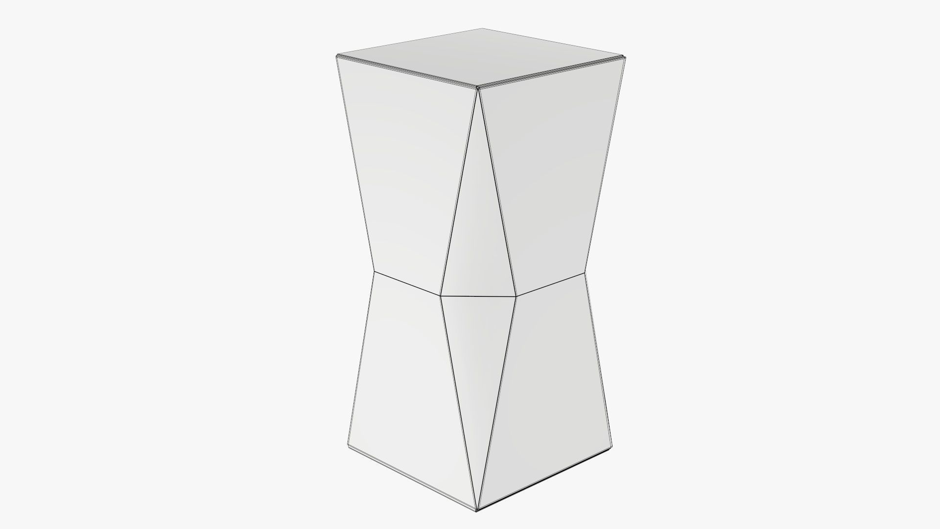 Beveled corner packaging box 02 3D model_8