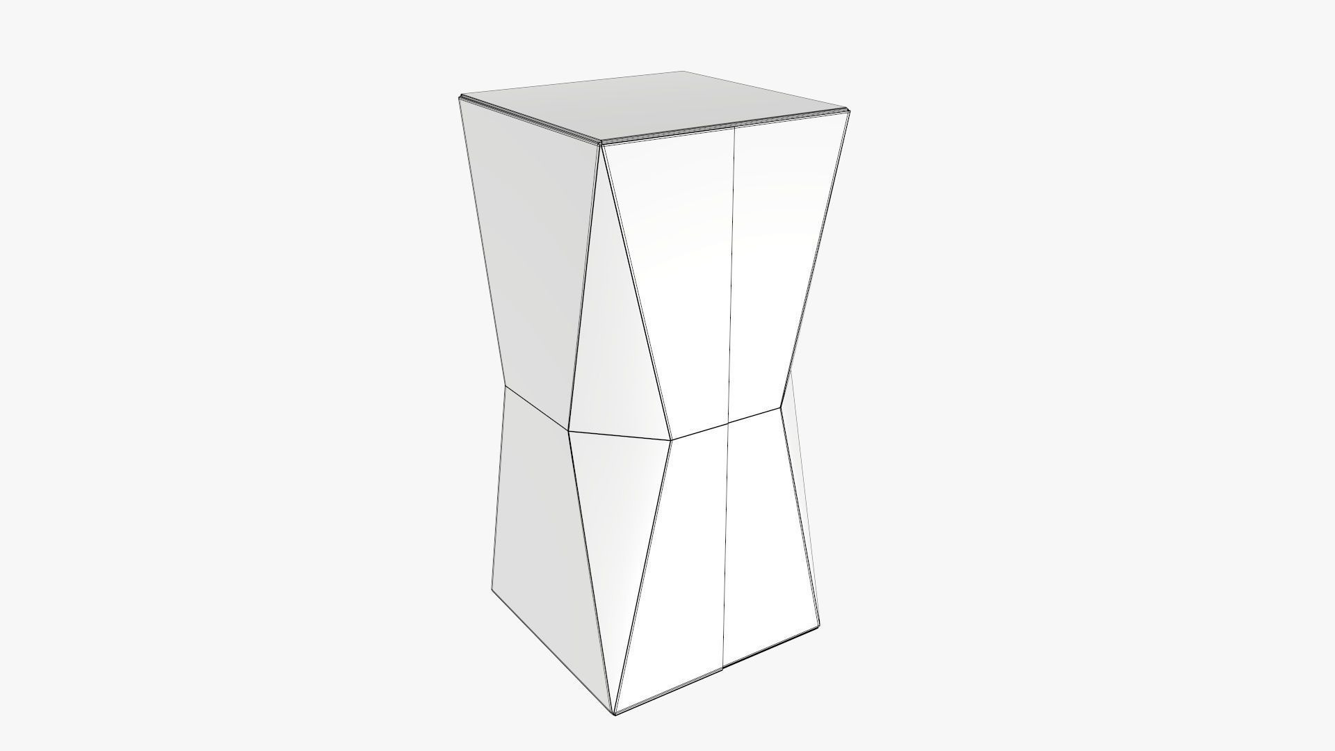 Beveled corner packaging box 02 3D model_5