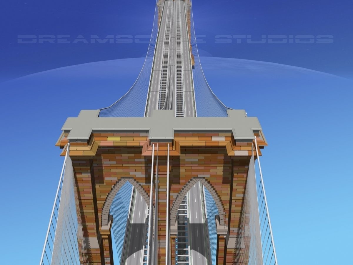 Brooklyn Bridge 3D model_17