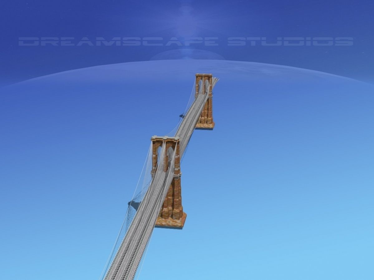 Brooklyn Bridge 3D model_14