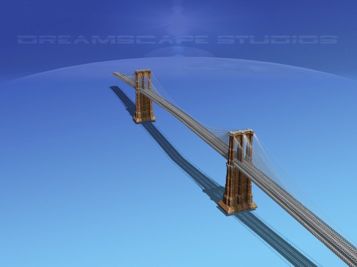 Brooklyn Bridge 3D model_15