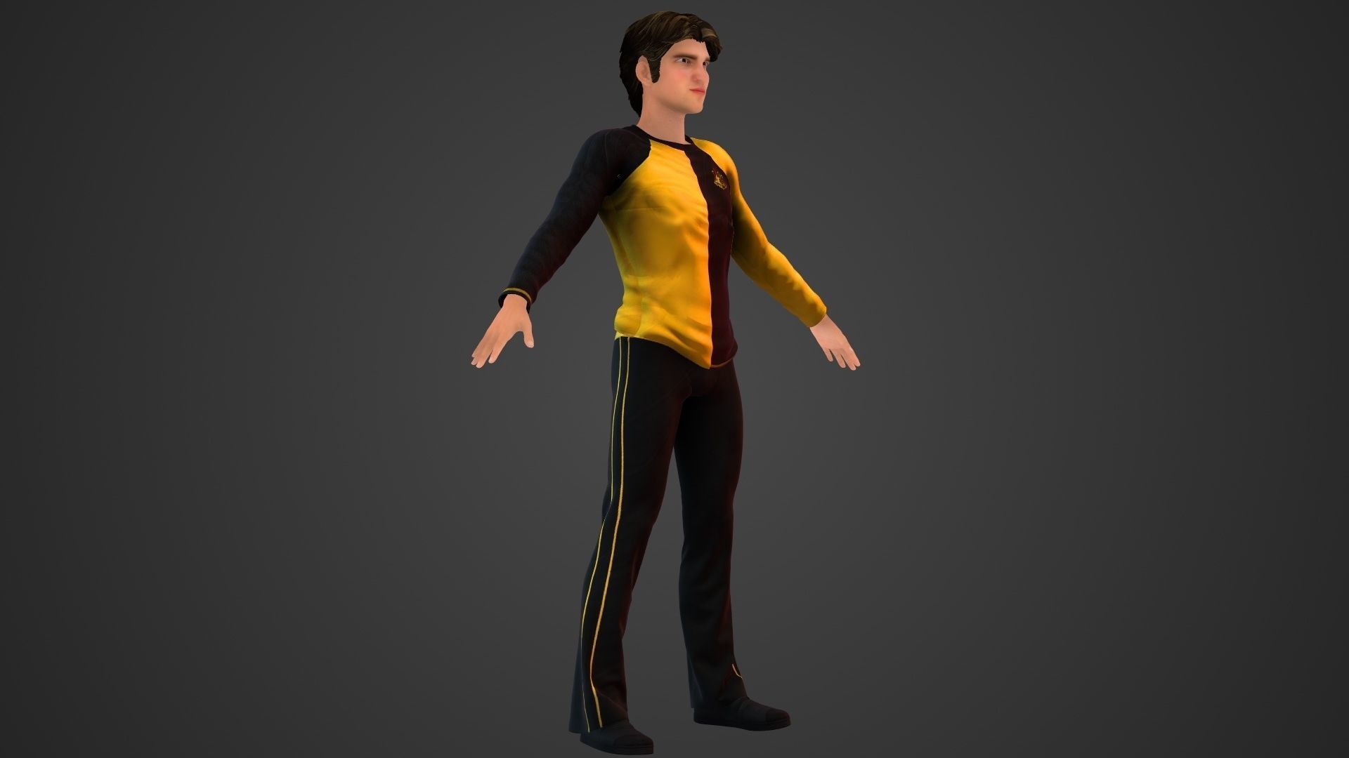 Cedric Diggory - Robert Pattinson 3D model_5