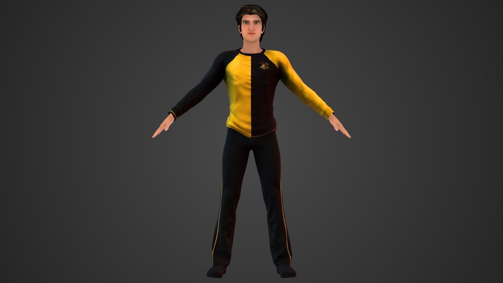 Cedric Diggory - Robert Pattinson 3D model_6