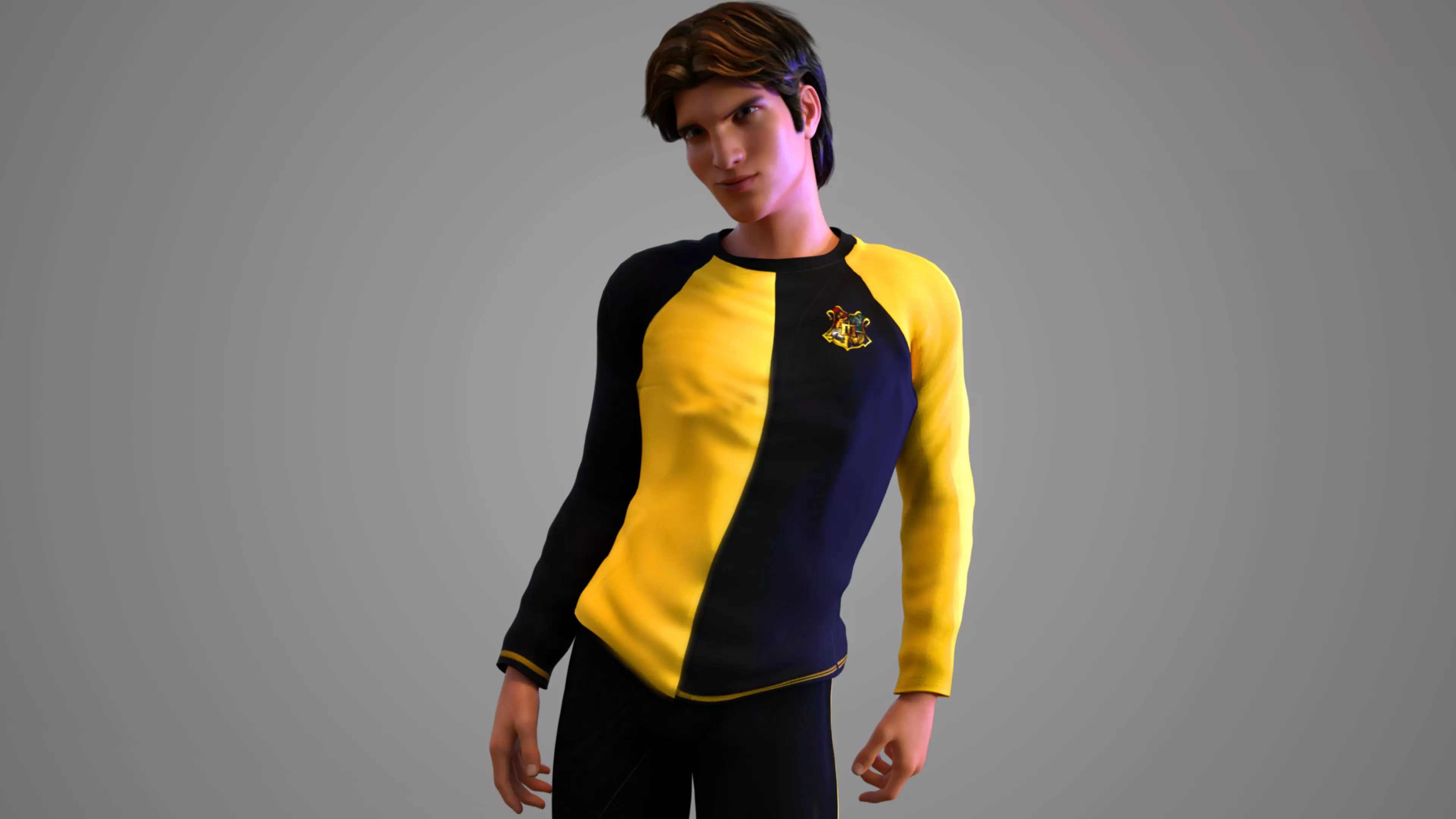 Cedric Diggory - Robert Pattinson 3D model_0