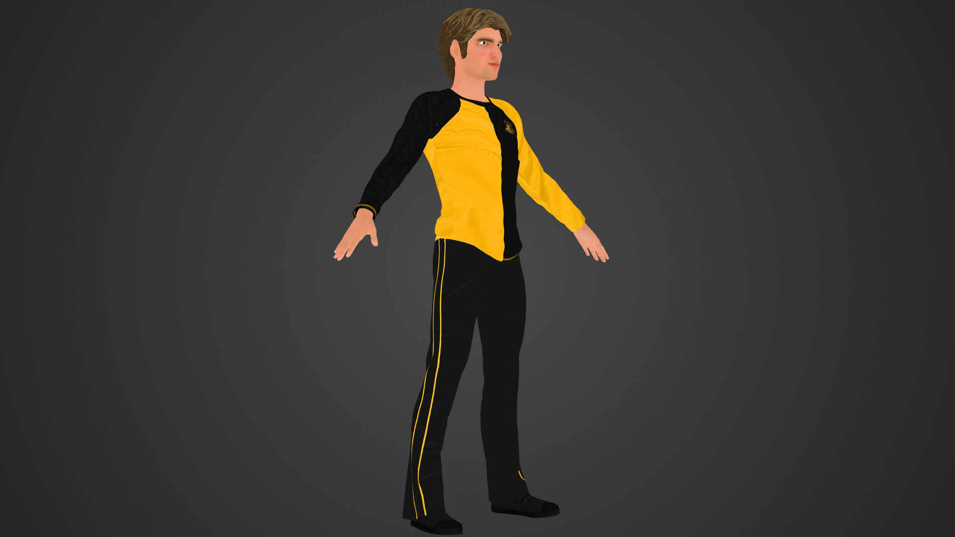 Cedric Diggory - Robert Pattinson 3D model_4