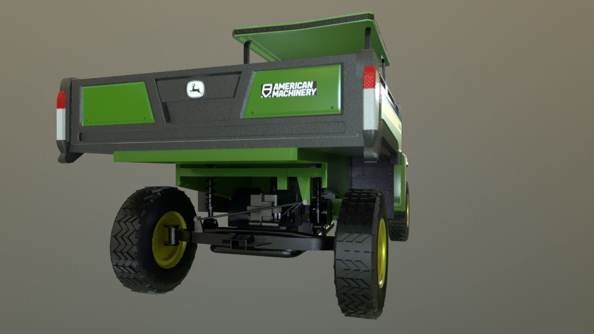 John Deere Gator Low-poly 3D model_4