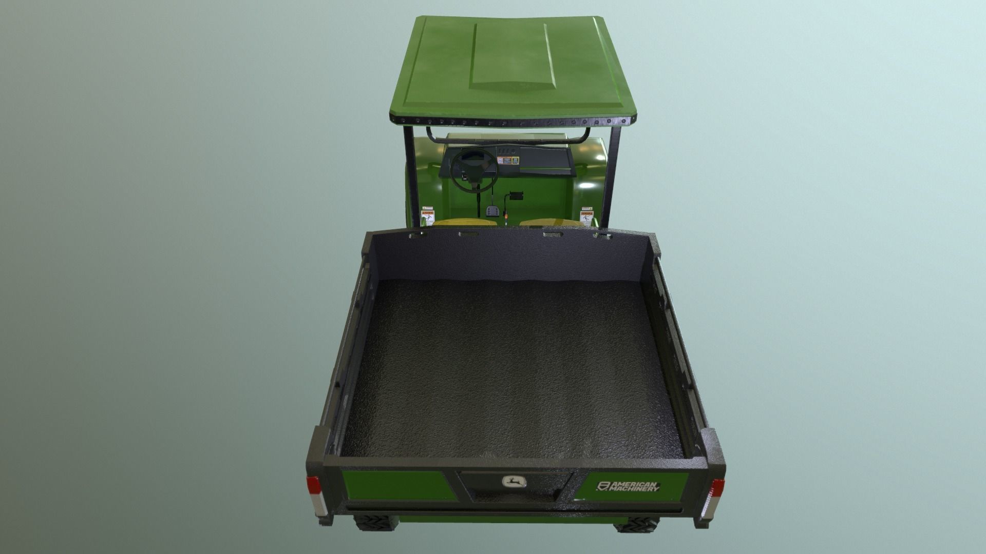 John Deere Gator Low-poly 3D model_6