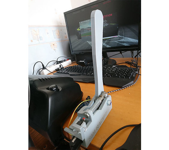 3D Printed Handbrake for Simracing 3D print model